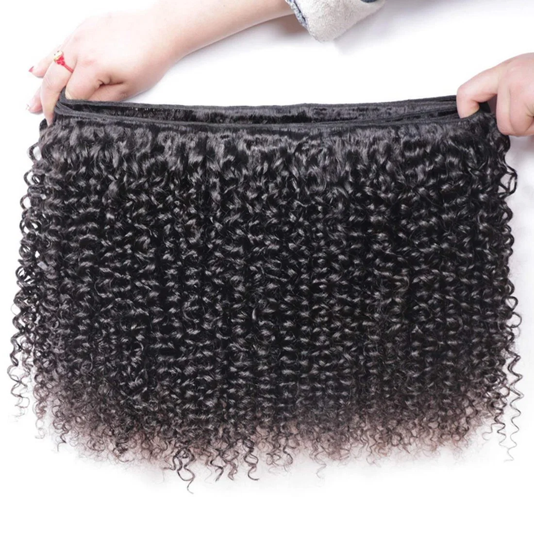 Brazilian Vingin Human Hair Bundles Kinky Curly Human Hair Weft