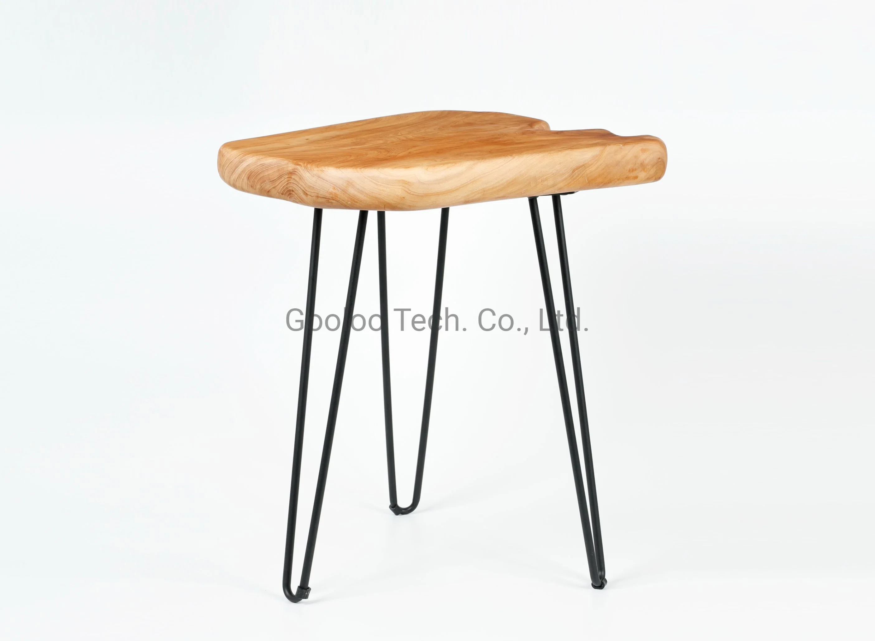 Three Legs Solid Wood Flower Stand Cafe Side Table