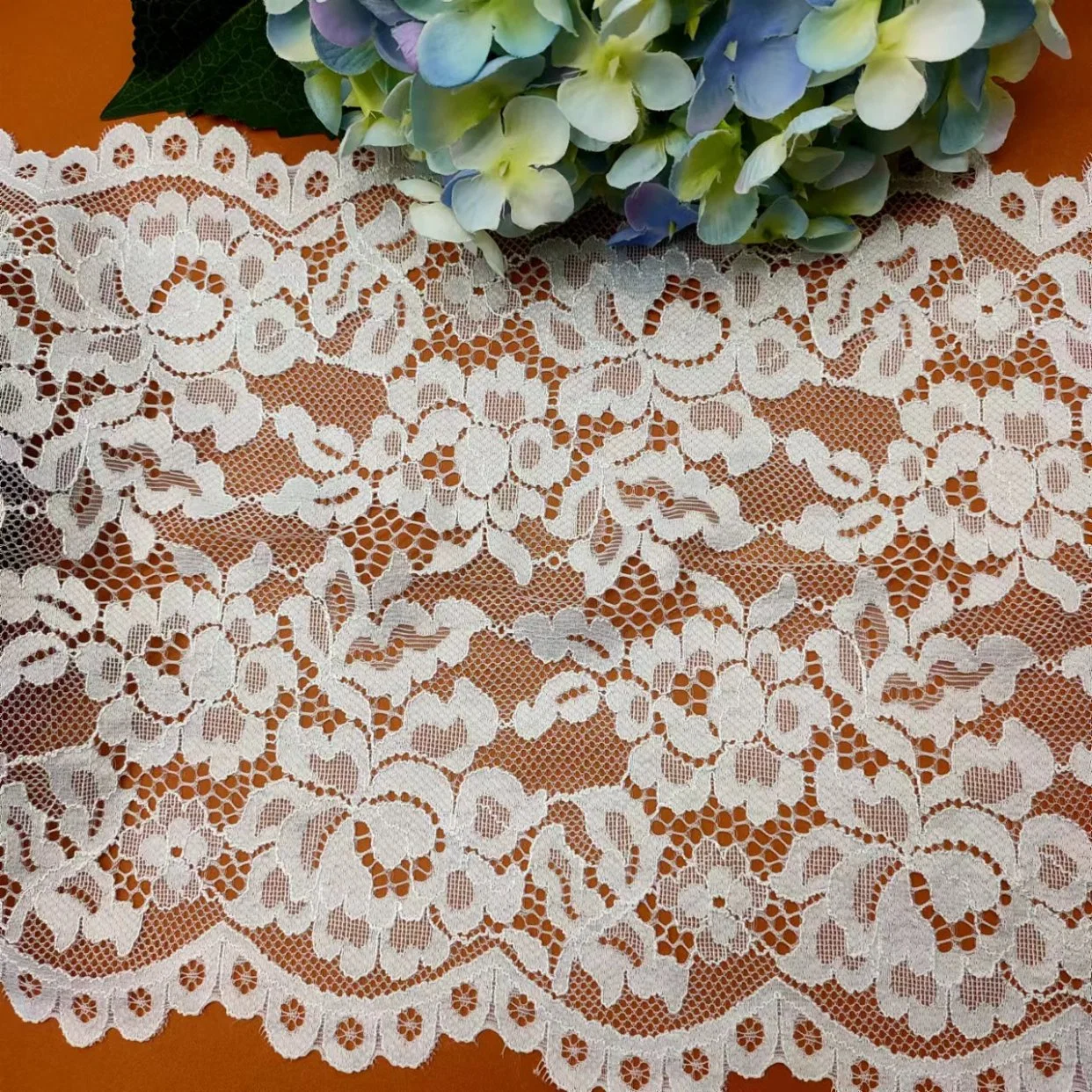 X3512 Fashion New Women Casual Elastic Weeding Trim Lace