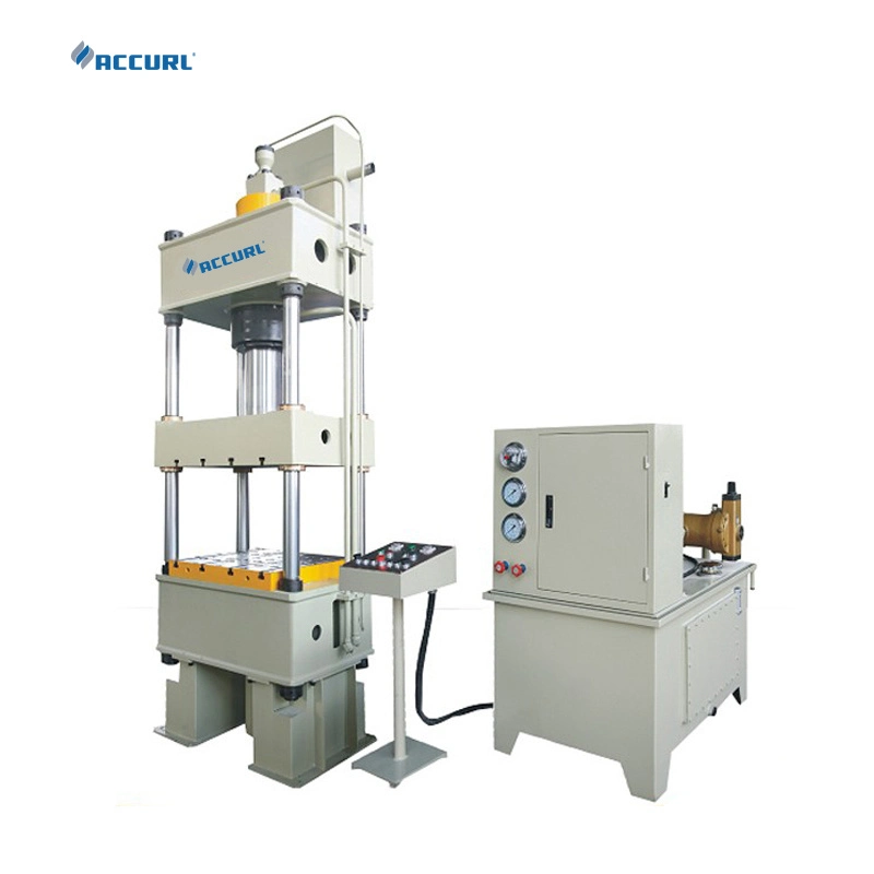 Four Column Hydraulic Press 1000 Tons, Deep Drwaing Hydraulic Press 1000t for Stainless Steel Sink