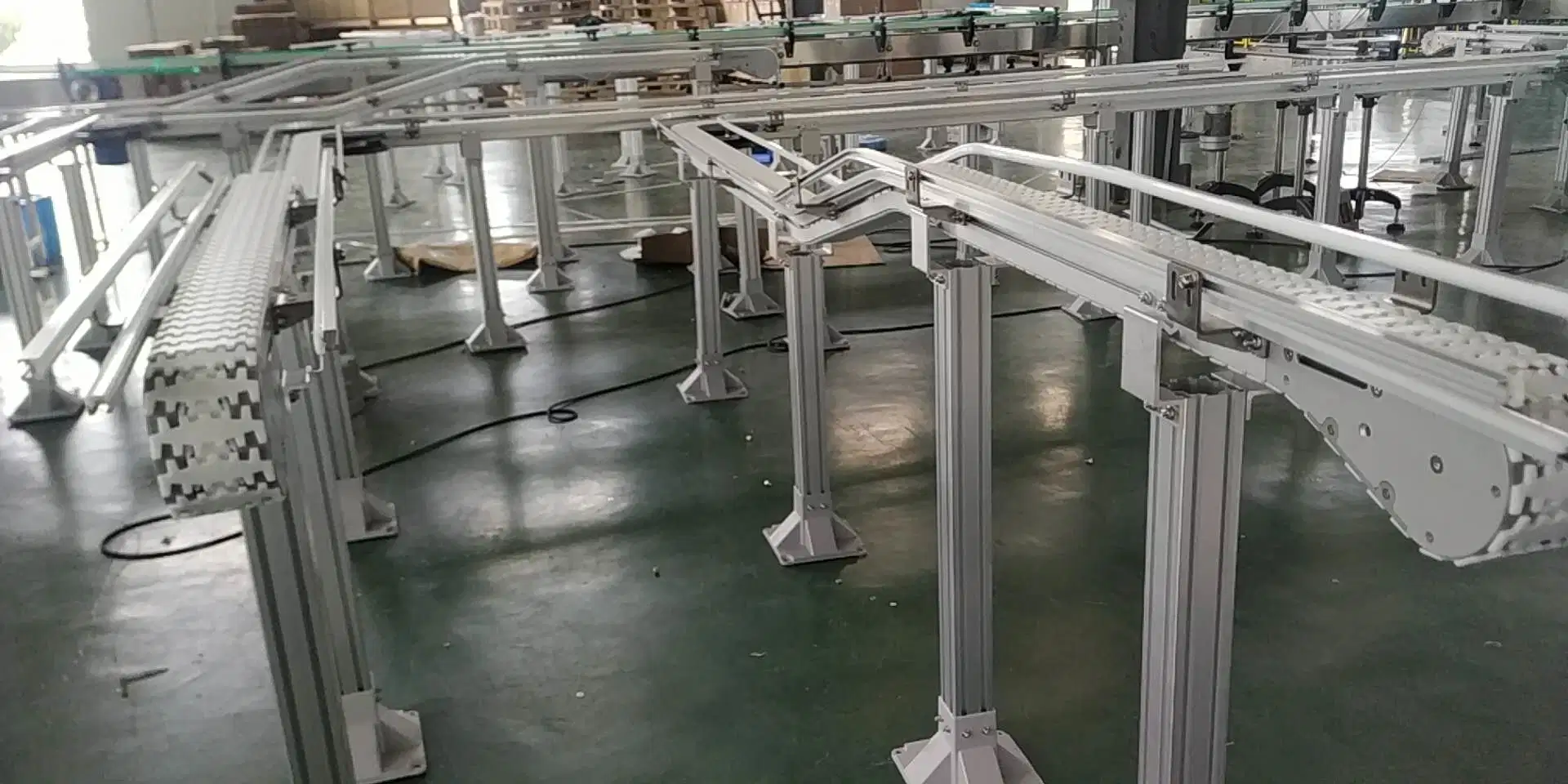 Hairise Flexible Chain Conveyor System for Transporting Tray with ISO& CE &FDA Certificate