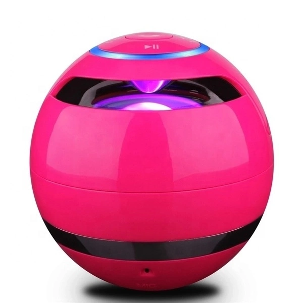 Ball LED Mini Super Bass Portable Wireless Bluetooth Speaker