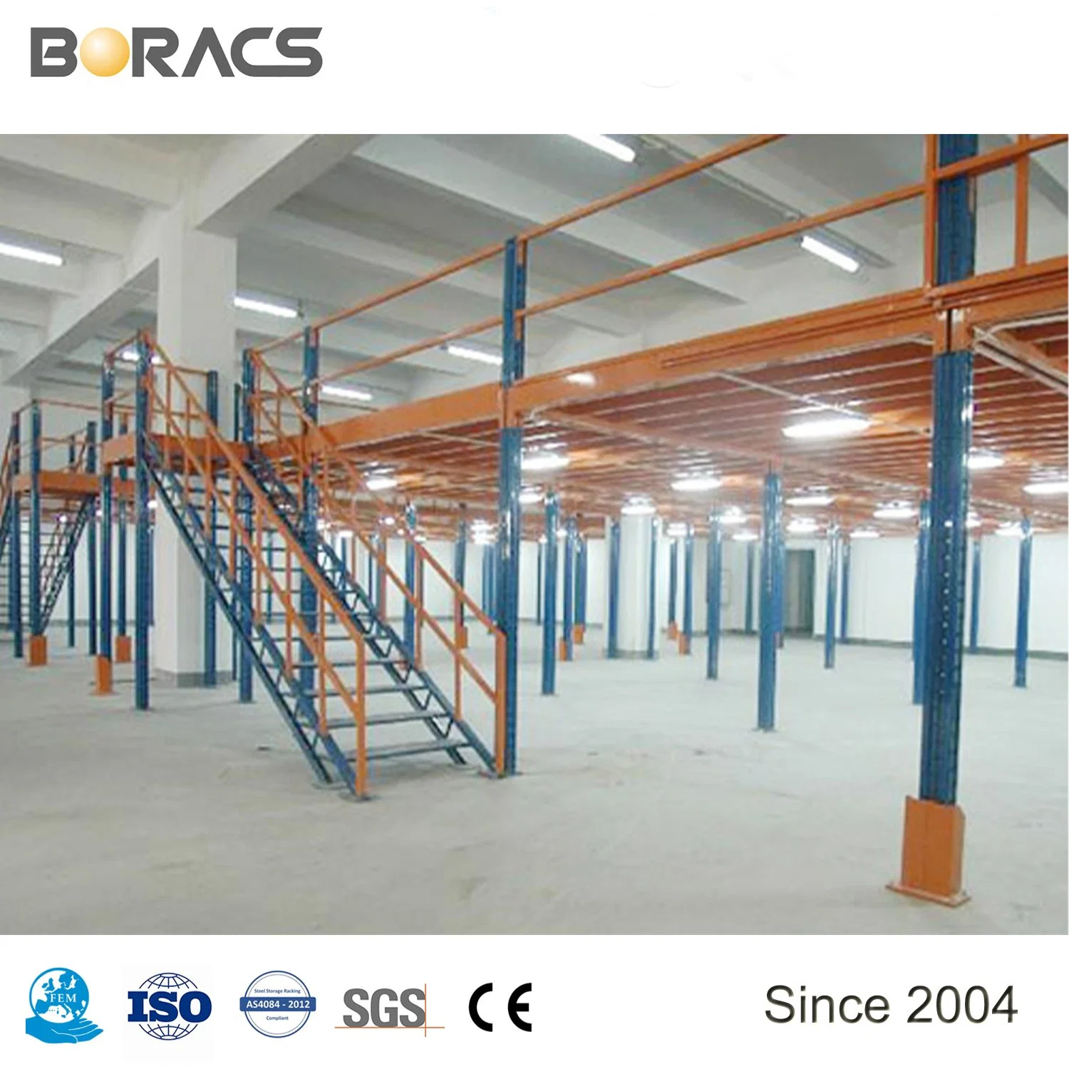 Depósito de Armazenagem de OEM Deck de mezanino Industrial de paletes Fabricante Warehouse rack Mezzanine Multi-Level Flooring