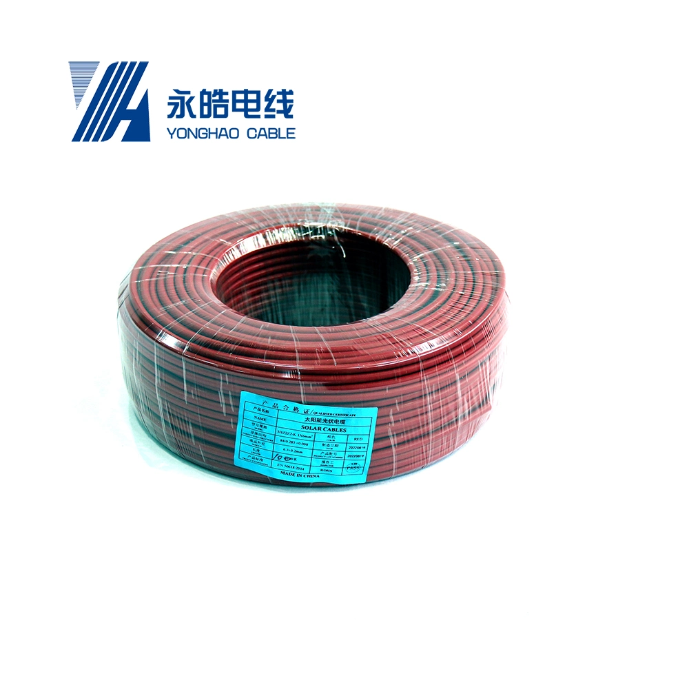 Tinned Copper Double Insulation Cable TUV Electrical Electric Single Core4mm Solar PV DC Solar Panel Cable Price