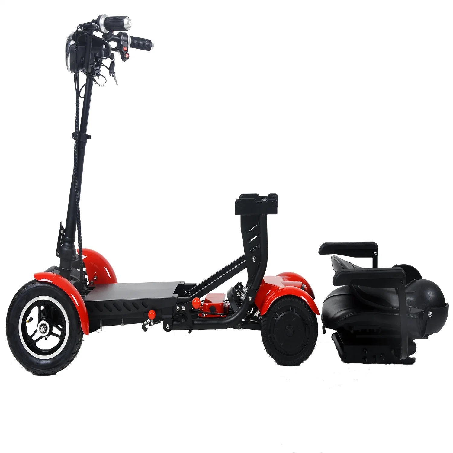 Venta al por mayor popular de la UE Warehouse Movilidad eléctrica plegable 500W Scooter Scooter Four-Wheel para minusválidos