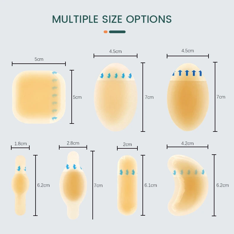 Hydrocolloid Wound Dressing International Trade Sterile Dressing for Wound Care Remove Scar