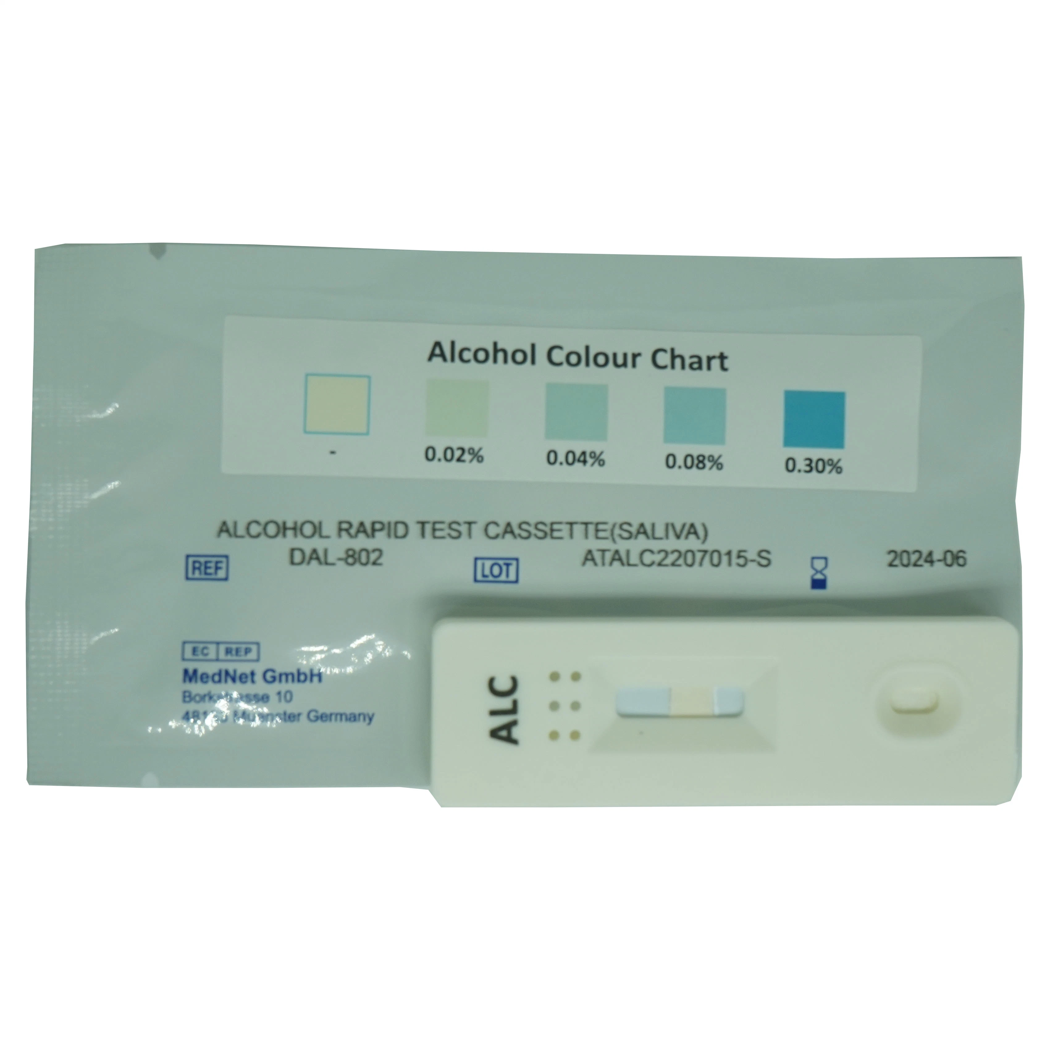 One Step Saliva Alcohol Rapid Test for Workplace