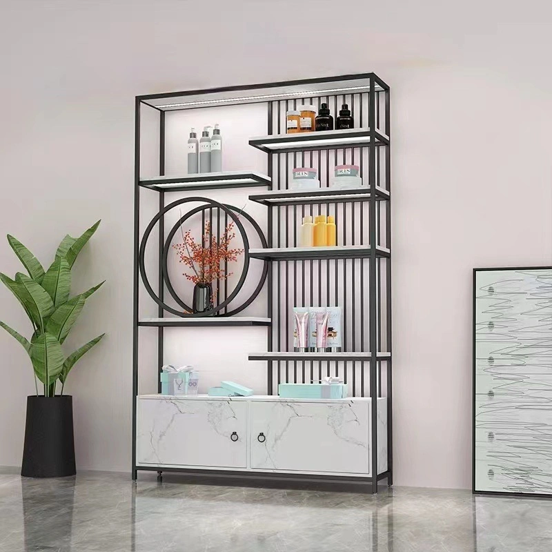 Chinese Style Metal Display Cabinet Furniture Storage Shelf