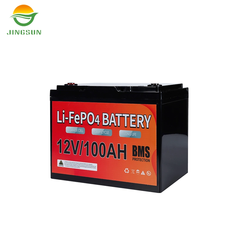 OEM High Discharge Rate Grey/Black/Red Deep Cycle Batteries Lithium Iron Solar Battery