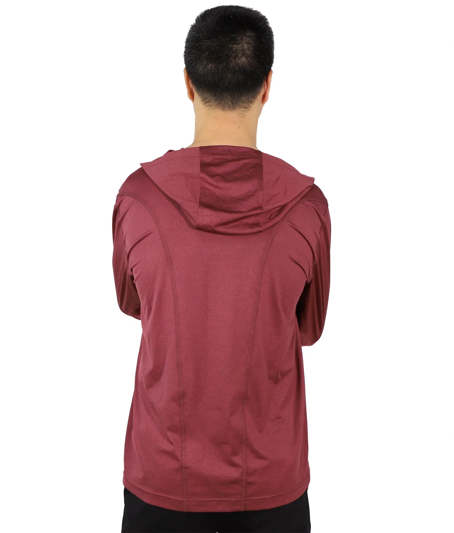 Men&prime; S Casual Simple Design Multi-Color Customize Hooded Sweatshirt Clothing