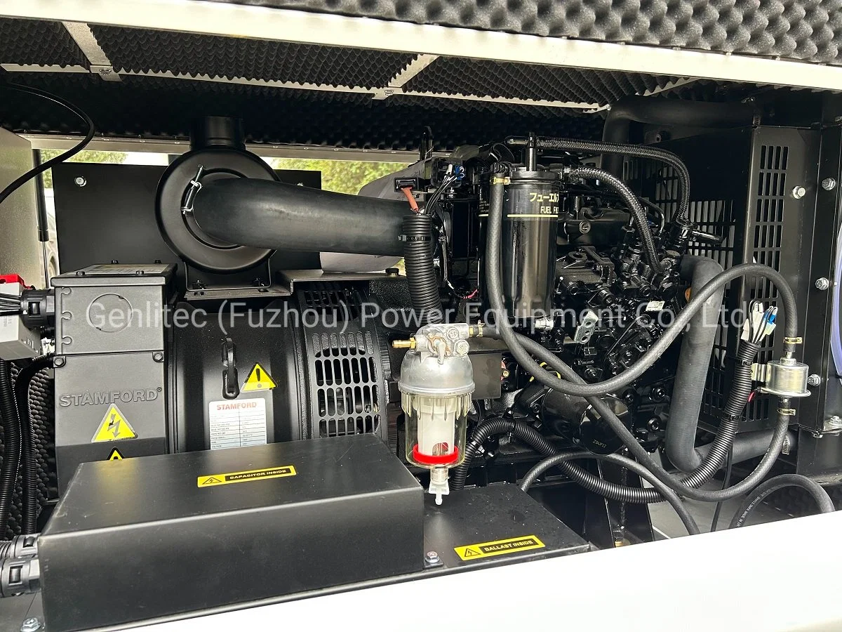 Yanmar Diesel Tour lumineuse compacte avec 9m mât de levage manuel