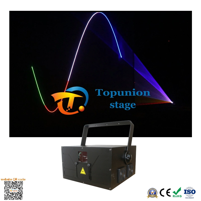 4W Full Color RGB Laser with CE RoHS DMX512 DJ Disco Night Club Event Animation Laser Light