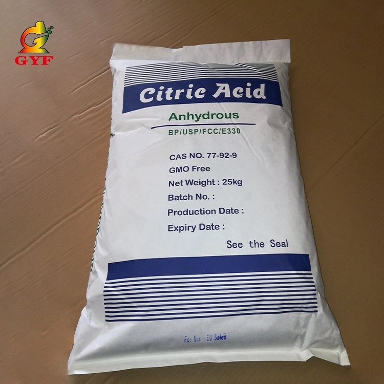 12-40 Mesh/Food/Monohydrate Powder/Natural Fermentation/25kg/Citric Acid Monohydrate/Citric Acid Anhydrous/Sodium Citrate