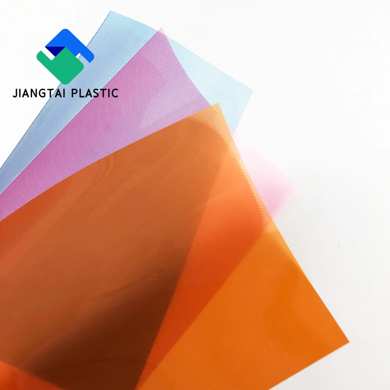 Jiangtai Plastic A4 Diagonal PP Sheet Lined Plastic Polypropylene Sheet for Notebook Cover