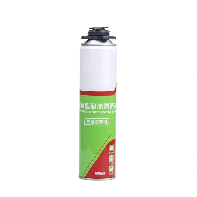 600ml Liquid Multipurpose Construction Polyurethane Gun Type PU Foam Sealant Clean Spray Foam Cleaner