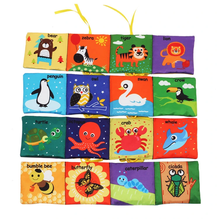 Custom Cloth Book Educational Toys Preschool Soft Fabric Cloth Book