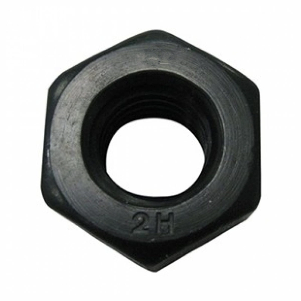ASTM A563m Class 5 Heavy Hex Nut Black with ISO9001 Carbon Steel Iron Plate Hole Stainless Adjustable Screw