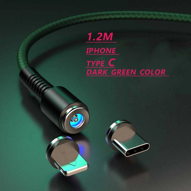 Magnetic Charger 3 in 1 Fast Harger USB Cable for Mobile Phones