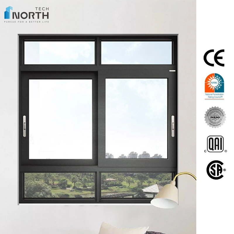 Factory Price Customized Windows and Doors New Design Double Glazed Glass Aluminium Aluminum Alloy Profile Metal Sliding Window