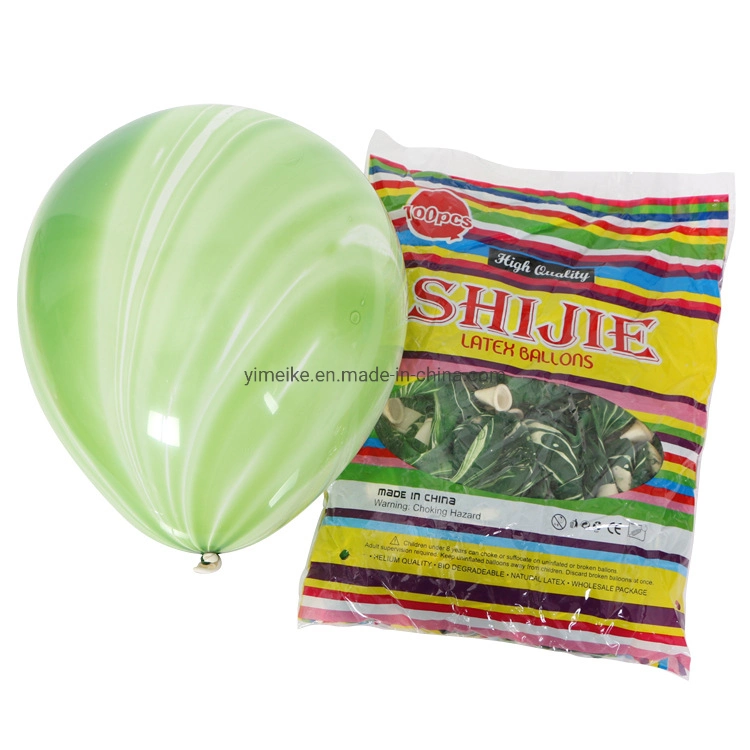 Verdickte 10" Tinte Graffiti Bunte Wolke Latex Ballon Geburtstagsdekoration