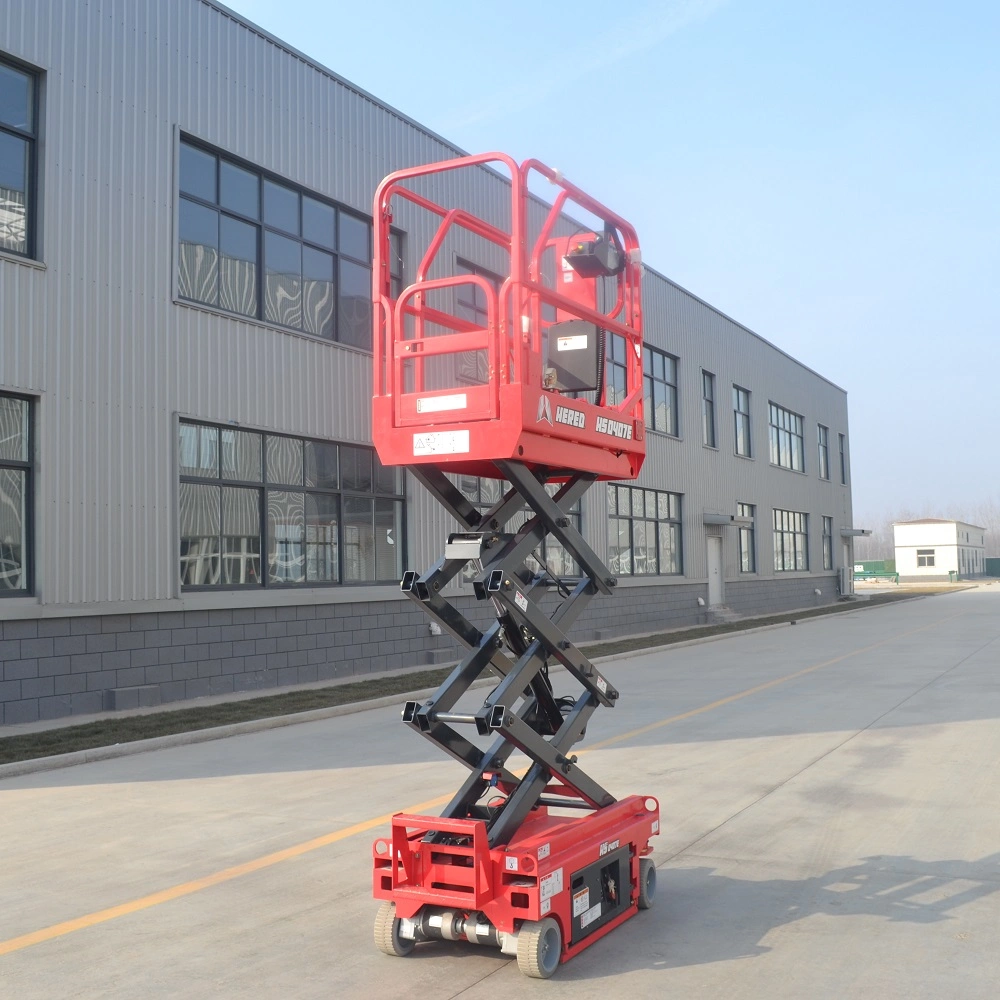 Self Propelled Scissor Lift for High-Altitude Operations 220V