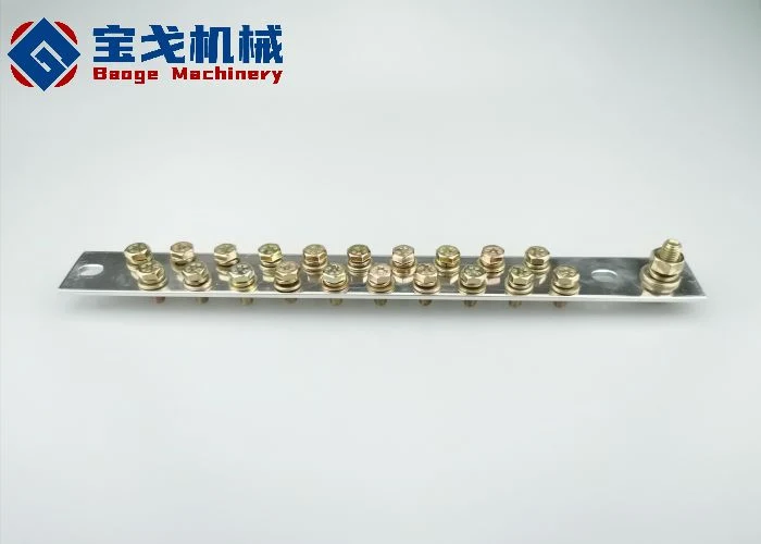 The Communication Box Connecting Tin Plated Copper Busbar with Screws