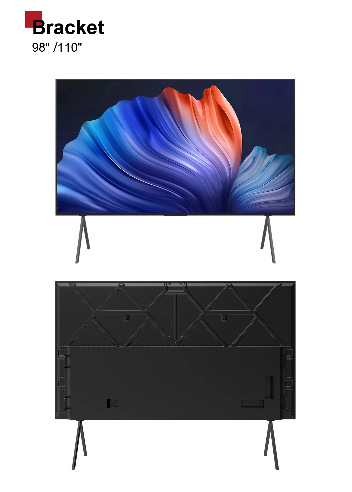 110 pulgadas de pantalla de publicidad Android TV LCD LED inteligente de pantalla Publicidad TV Comerciales