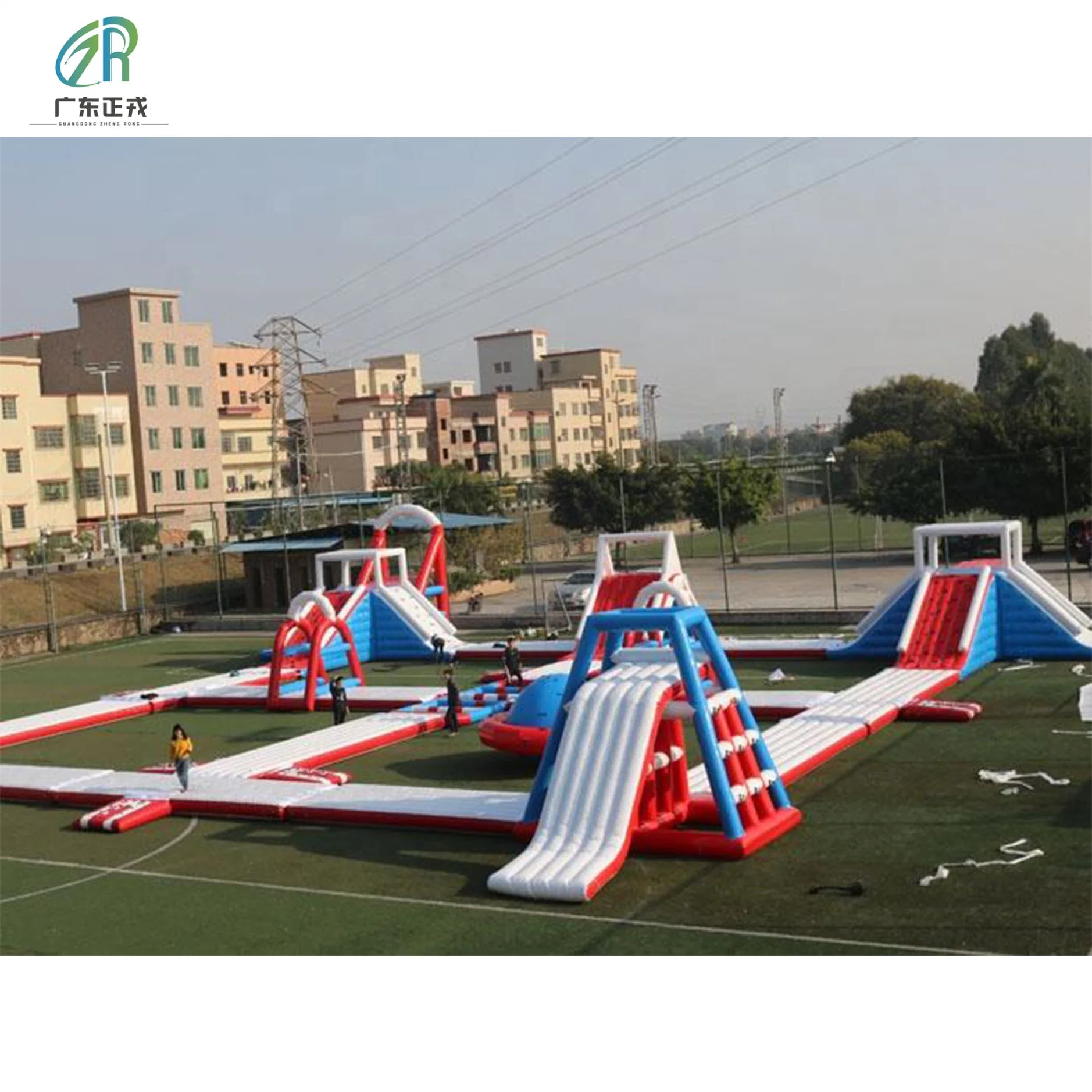 Custom Slide Climbing Obstacles Course Hot Sale Inflatable Water Park