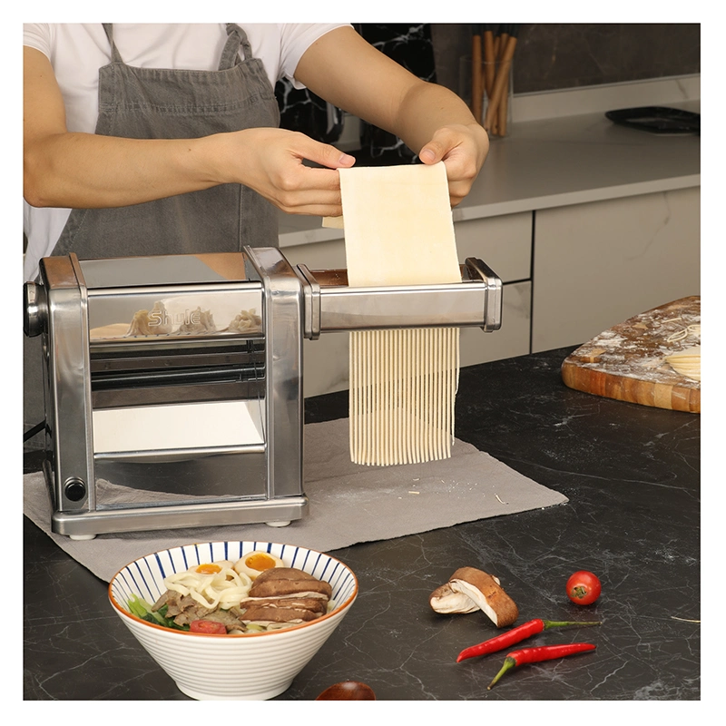 Shule Nuevo Fabricante de Fideos y Pastas Eléctrico para el Hogar al por Mayor, Duradero y de Alta Calidad para Hacer Pasta Italiana Fresca en Casa.