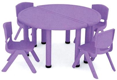 Hot Sale Preschool Children Round Plastic Table