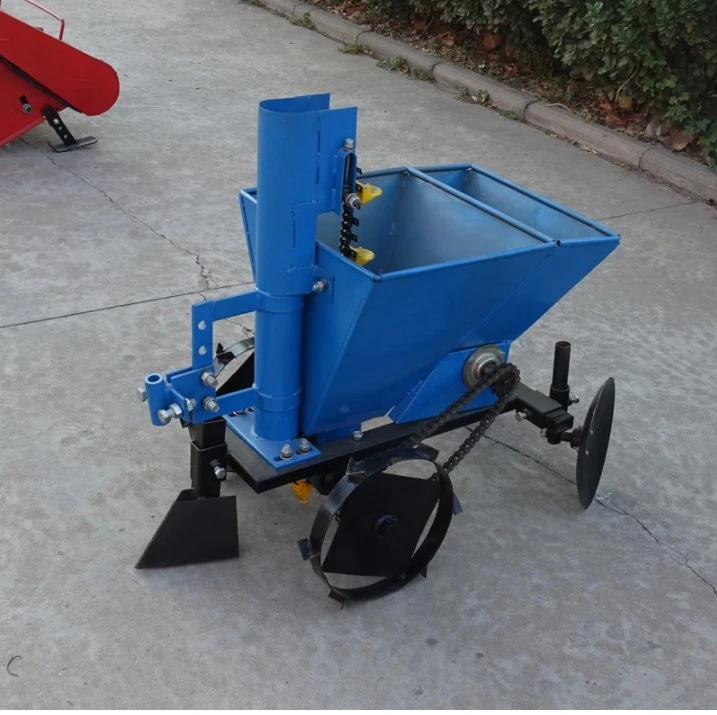 Single-Row Potato Planter for Walking Tractors Hand Push Potato Seeder