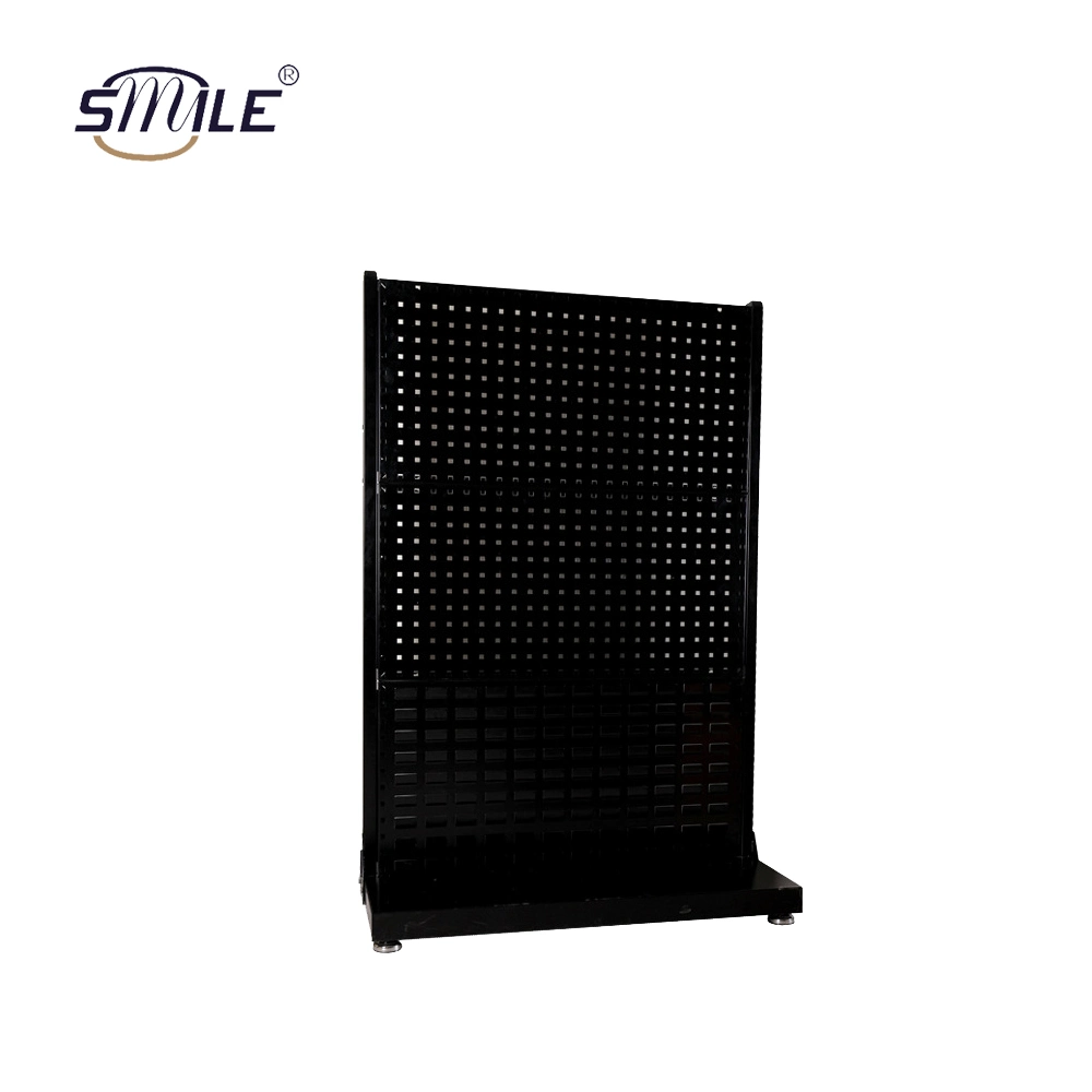 Smile Steel Metal Peg Board organisateur des jeux Présentoir étagère avec crochets noir blanc rouge Le contrôle de l'outil de montage mural présentoir