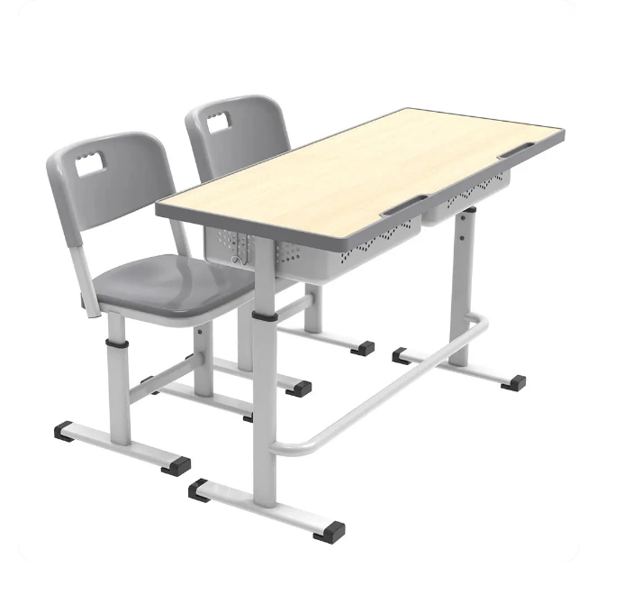 Adjustable Classroom Student Desk and Chairs School Furniture