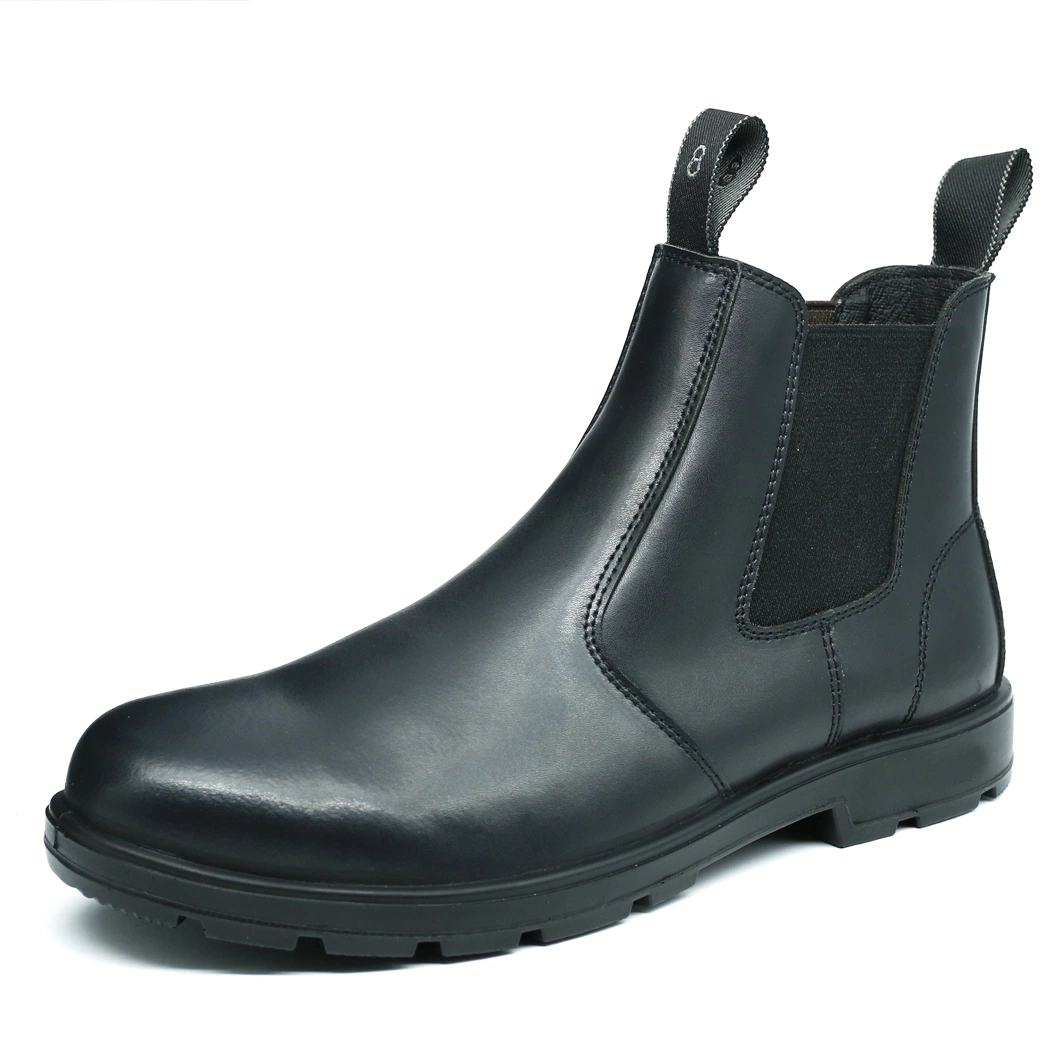 Parte superior em pele integral PU Único Sem Steel Toe Boot de Segurança do Trabalho