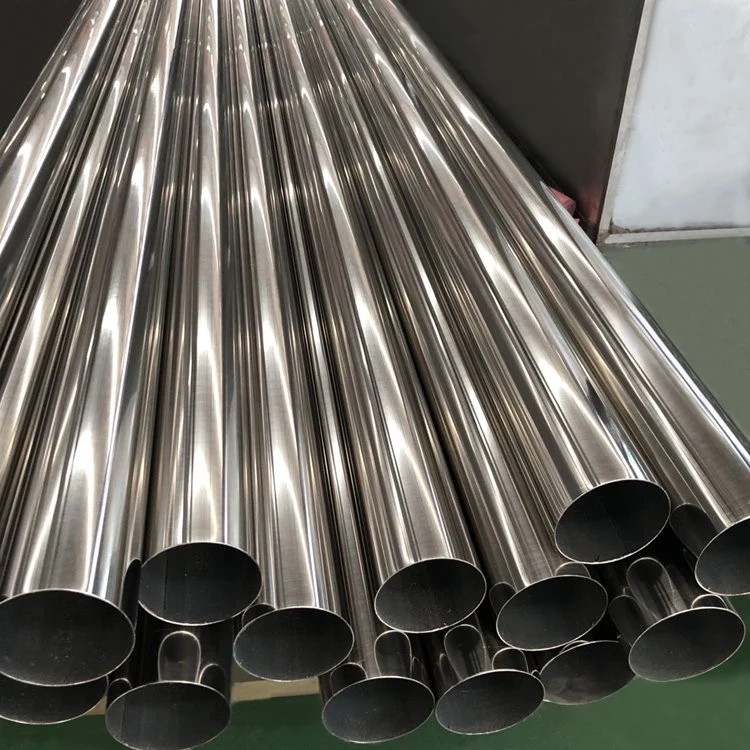 La perforación de petróleo y gas de tubo en espiral de espejo de Oro 304 tubos de acero inoxidable