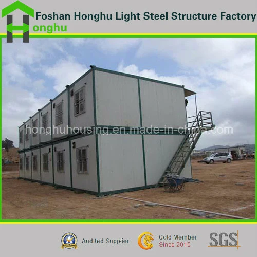 Widely Used Light Steel Frame Prefabricated Container House Cafe/Hotel/Toilet/Store