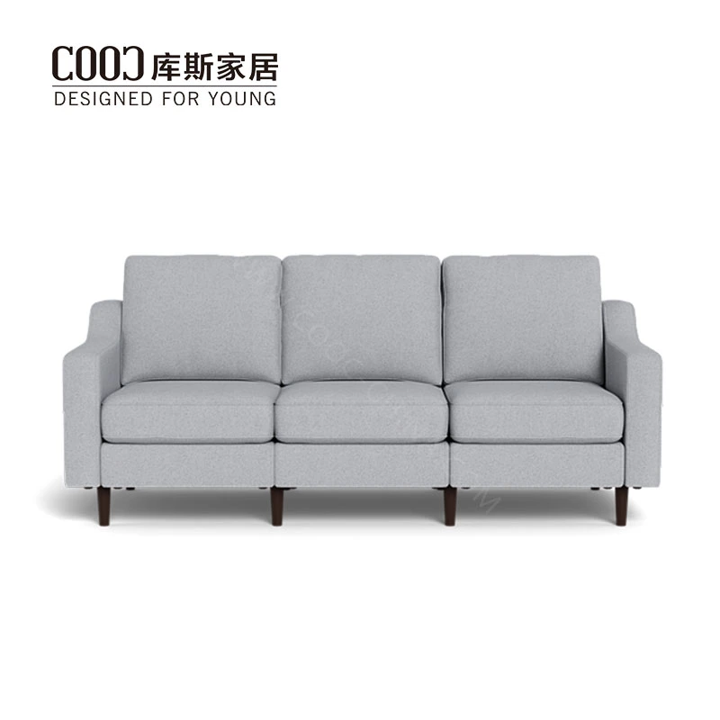 Modern Home Wohnzimmer Möbel Set Leinen Samt Stoff Leder Ecksofa Set U-förmige Schnitt Modular Sofa