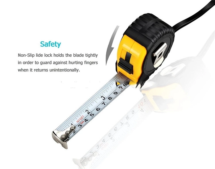 Heavy Duty Tool Construction Ruler Tapeline Retractable Ruler Steel Measuring Tape