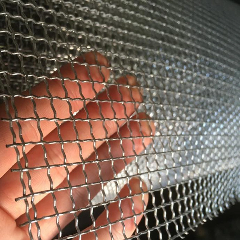 Factory Price High quality/High cost performance  Stainless Steel Crimp Wire Mesh Barbecue Net