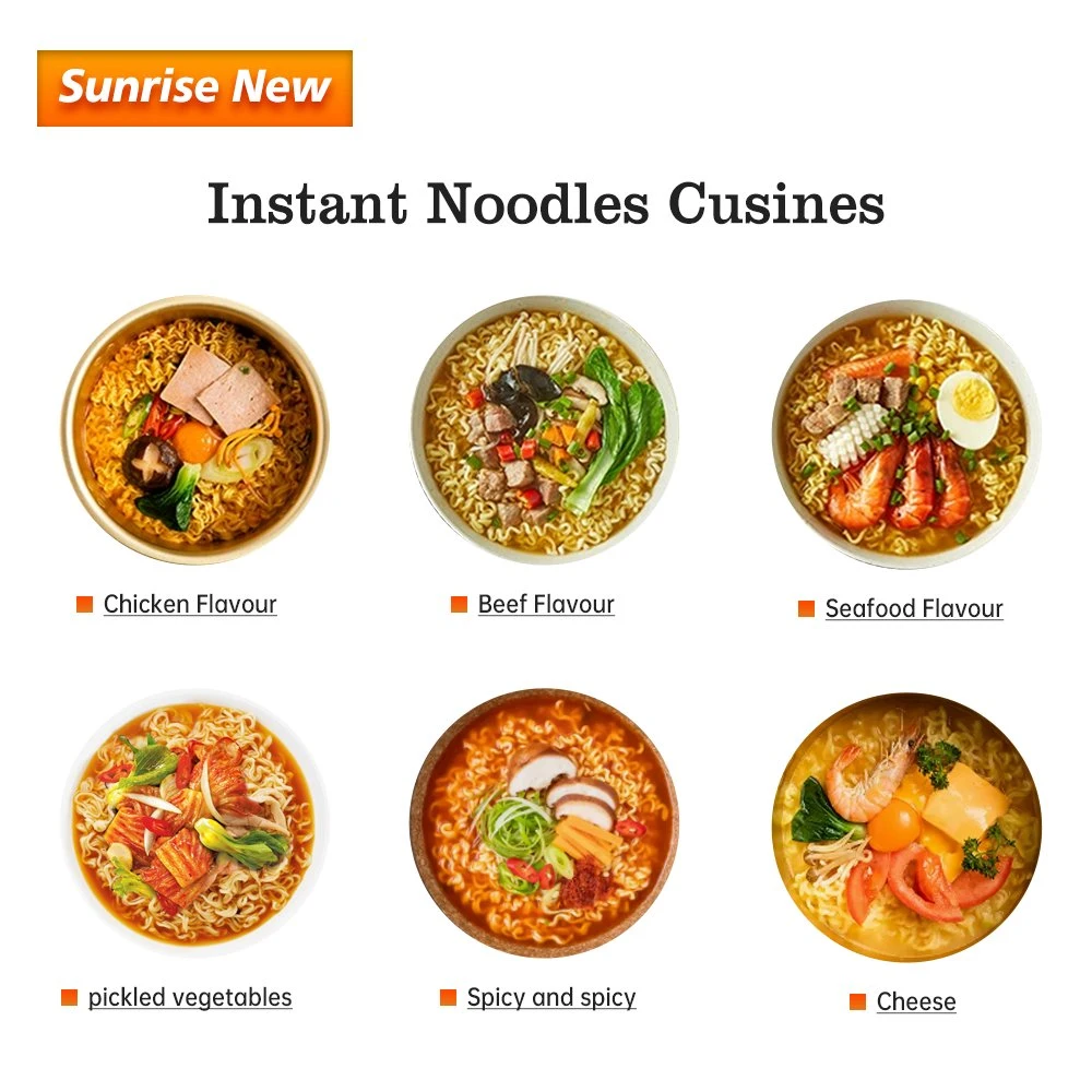 Sunrise Wholesale/Supplier haute qualité Halal Santé Korean desséché Fast Food Soupe de Fideos Chinos instantanée Ramen Buldak Ramyun nouilles