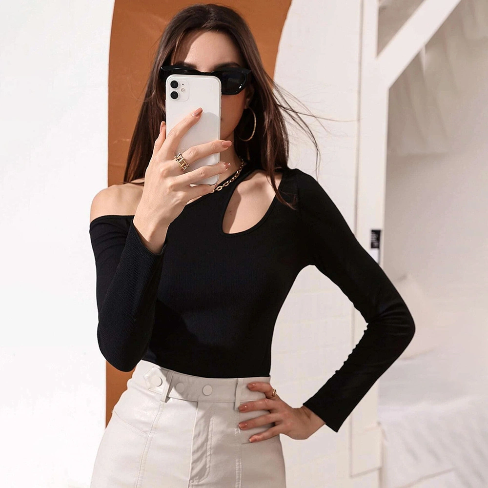 Factory Wholesale/Supplier Summer High-Quality Women's Solid Color T-Shirt Simple Women's Top Fashion Loose Large Size Women's Clothing