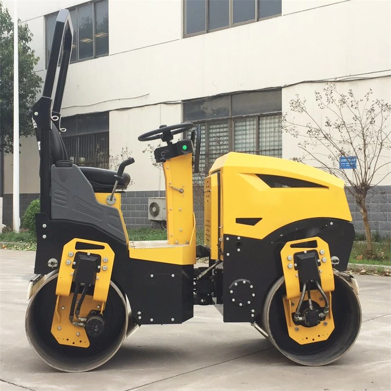 Vibratory Double Drum Road Roller Vibratory Ride on 1.5t