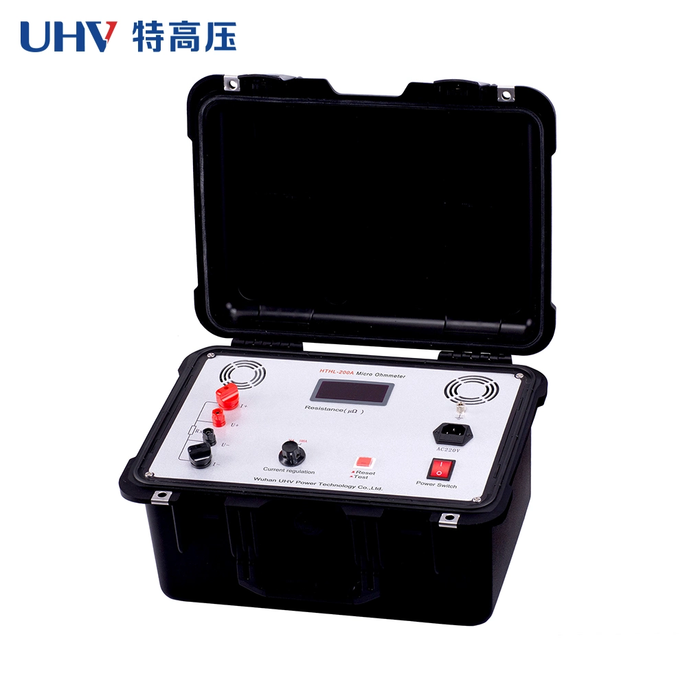 Hthl-200A Hv Switch Resistance Test 200A Contact Resistance Test Set