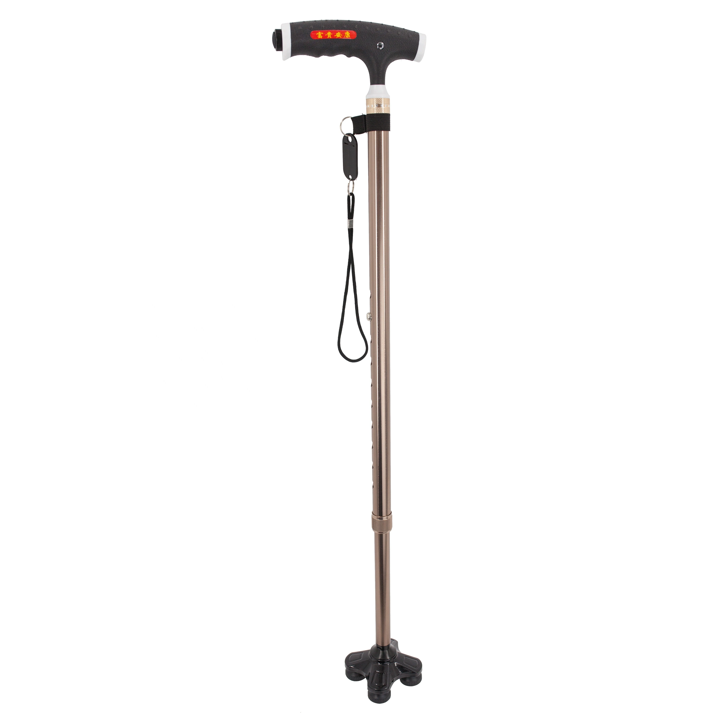 Health Care Aluminum Popular Handle with Magnet Walker Walking Stick