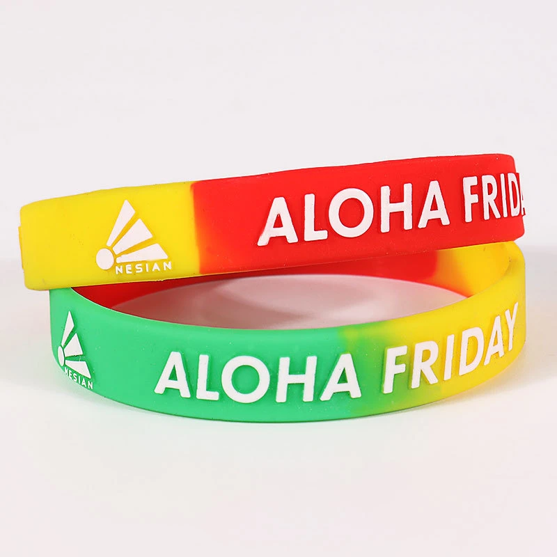 Impreso de alta calidad de PVC colorido Brazalete LED de Bluetooth bloqueo de deslizamiento Guárdala Logotipo personalizado resistente al agua caliente de Venta de pulsera de silicona para la venta