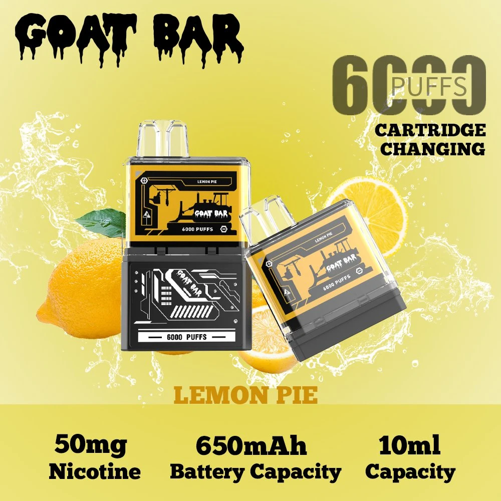 Goat Bar 6000 Puffs Waka 10000 Puffon youto Beast Bang XXL gousse de jus Ivgs CIG à usage unique