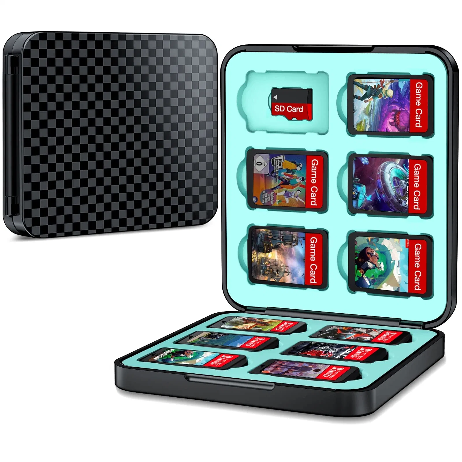 Switch support de jeu de cartes portable Nintendo 12 cartouche de protection Boîte de rangement