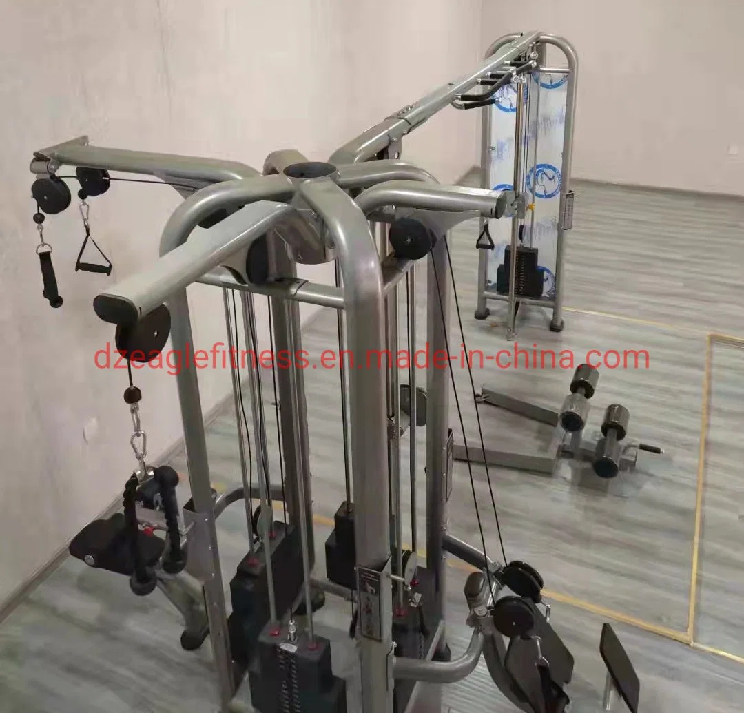 Wholesale/Supplier Jungle Multi Functional Commercial Gym Equipment Pin Loaded Machine 8 Multi Station