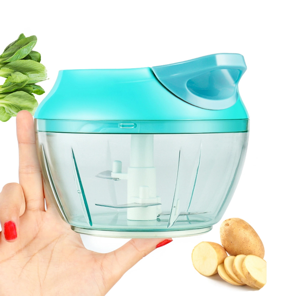 as See on TV New Kitchen Manual Mini Plastic Professional Vegetable Chopper Dicer Machine with Pull Cord