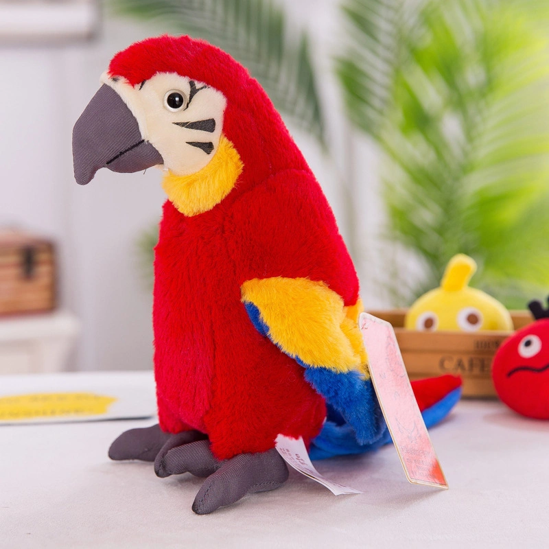 Bird Parrot Plush Atacado fábrica de ODM Children Stuffed Toys